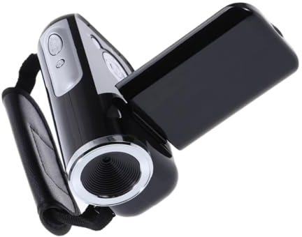 DECORNIJIA Videocamera Digitale Portatile Mini 16mp Interpolata Zoom Digitale 16x Schermo Tft 2 Pollici Leggera Funzione Spegnimento Automatico