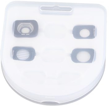 SENECESLI Ensemble de Filtres D'objectif D'appareil Photo, Ensemble Professionnel, Filtres Blancs Doux Brossés Macro Grand Angle pour Accessoires de Caméra de Sport 3