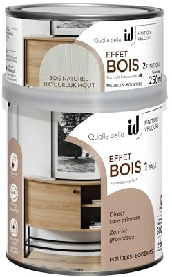 ID KIT PEINTURE EFFET BOIS NATUREL POUR MEUBLES ET OBJETS PARIS