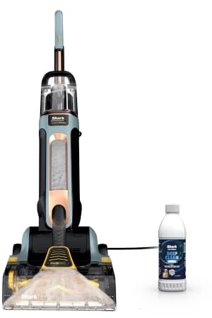 Shark CarpetForce Ultra Upright Carpet Cleaner with HairPro, EX550UKCP | 2 Bottles of Deep Clean Ultra Solution, PowerFins Brushroll, Two Cleaning Modes, Powerful Odour Removal, Copper