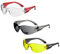 voltX 3 x GRAFTER’ Bifocal Lightweight Industrial Reading Safety Glasses, UKCA & CE EN166f Certified/Cycling Safety Glasses (1 x Clear 1 x Smoke 1 x Yellow Lens +2.0) + UV400 anti fog coated lens