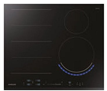 Samsung - Piano cottura ad induzione NZ64N9777GK finitura vetroceramica nero da 56cm