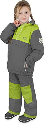 normani Kinder Winteranzug Zwei-Teilig für Jungen und Mädchen Winterjacke mit Kapuze und Winter-Ski Hose - idealer Schneeanzug