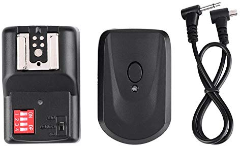 BigKing Déclencheur de Flash, Ensemble de déclencheurs de Flash sans Fil 16 canaux avec 1 émetteur + 1 récepteur + 1 Cordon de synchronisation