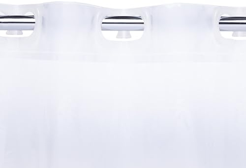 Kenney FlexHook Duschvorhang, mittelschwer, PEVA, 180 x 188 cm, transparent
