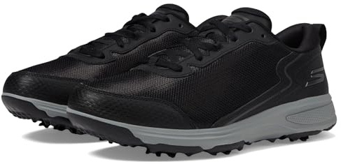 Skechers Torque Sport Fairway - Zapatillas Deportivas de Golf para Hombre, Ajuste Relajado, con Tacos, Negro Blanco, 44 EU