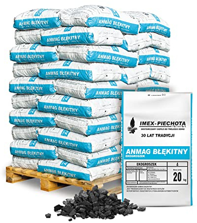 Steinkohle fein 5-25mm (1.000 kg Palette) – Anthrazit-Nusskohle in Premiumqualität – Effiziente Wärme zum Schmieden und Heizen für Öfen & Heizanlagen – Hoher Heizwert & saubere Verbrennung
