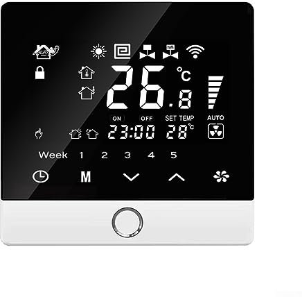 Termostato inteligente WiFi, termostato programable con pantalla táctil, controlador de temperatura inteligente para Tuya, caldera de gas eléctrica de agua de 220 V, funciona con Tuya/Smart Life