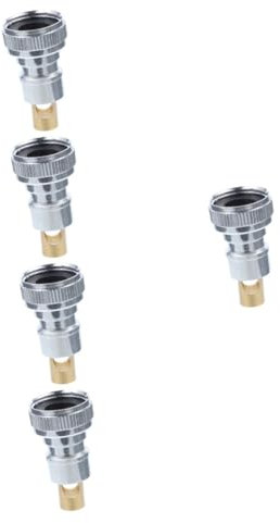 BESTonZON 5stücke Faucet Adapter Für Waschmaschine Robuster Schlauchadapter Mit Automatischer Wasserstop-funktion Für Tragbare Waschmaschinen Verhindert Leckagen Und Sorgt Für Sicheren