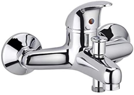 Bdit ACCESORI Rubinetto per vasca da bagno Rubinetto a parete Rubinetto Miscelatore per vasca da bagno cromato