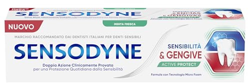 Sensodyne Sensitivity & Zahnfleisch Active Protect, für empfindliche Zähne und gesundes Zahnfleisch, Aufhellungseffekt, 75 ml