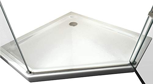 Piatto Doccia Pentagonale 90 x 90 cm e Piletta di Scarico