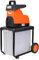 RURIS POWER FOR NATURE Broyeur Vegetaux Électrique de Jardin ST200s, Puissance 2800W, Bac de 60L, Diamètre de Branche 40mm, Orange