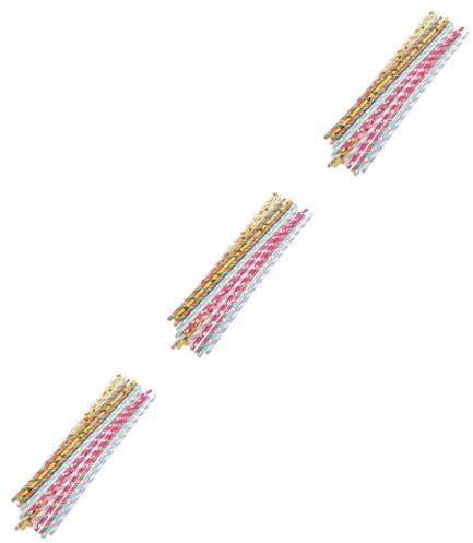 Garneck 150pcs Cellophane Cones Candy Poles Cotton Paper Sticks Lollipop Holder DIY Candy Making Supplies