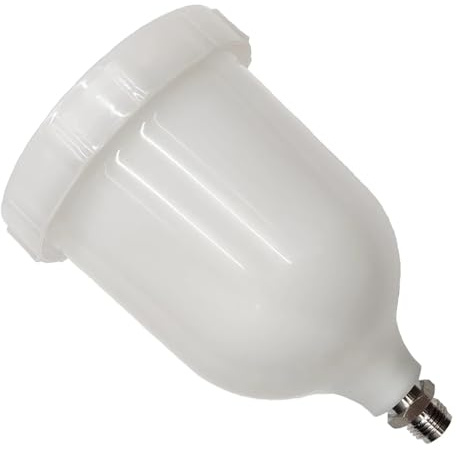 Pistolet à Peinture, Gobelet de pulvérisation de peinture 600 ml Gobelets de pistolet de pulvérisation de peinture HVLP 600 ml Pot de remplacement adapté pour, Lisseur de Peinture