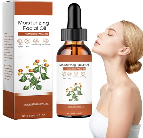 Paracress Aceite facial, suero facial antiedad Paracress con ácido hialurónico y vitamina E, suero blanqueador contra manchas oscuras, reafirmante aceite facial hidratante para mujer (1 unidad)
