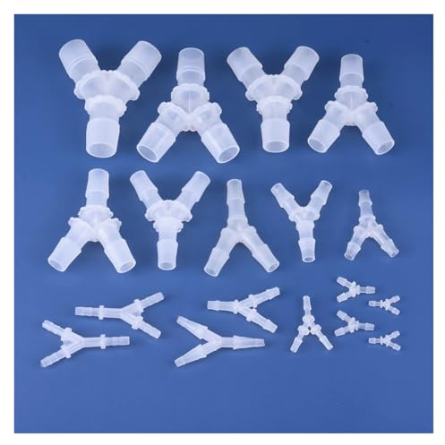 Accesorio de tubería de plástico tipo Y de 2,4-19,5 mm, conector de manguera de riego de 3 vías con púa Pagoda, accesorio divisor de manguera for acuario.(1 Pcs,3.5mm)
