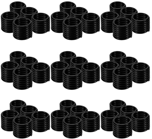 Hohopeti 50 Pezzi Molla di Ricambio per Raccordo Valvola Pneumatico Molla di Serraggio Mandrino Aria per Compressore Veicolo Accessori Riparazione Pneumatici per Utilizzo Auto e Roulotte