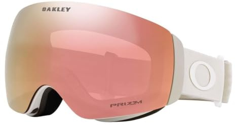 Oakley Flight Deck Medium Cool Grey wPrzm Rose Gold Snow Goggle