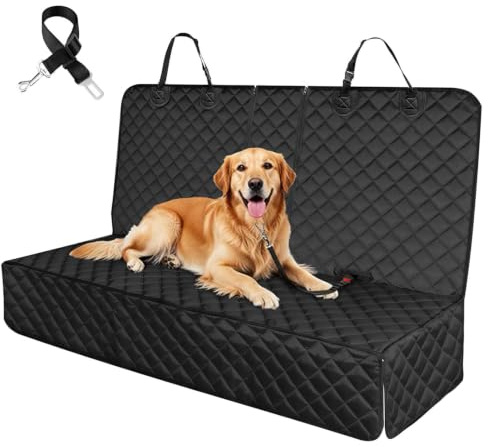 HNCPSY Dog Car Seat Cover for Back Seat Pet Cover for Dogs Waterproof Car Seat Protector Bench Seat Cover, Scratchproof Nonslip Durable Car Seat Covers for SUV,Truck &Cars(Standard Size:52W*48L)