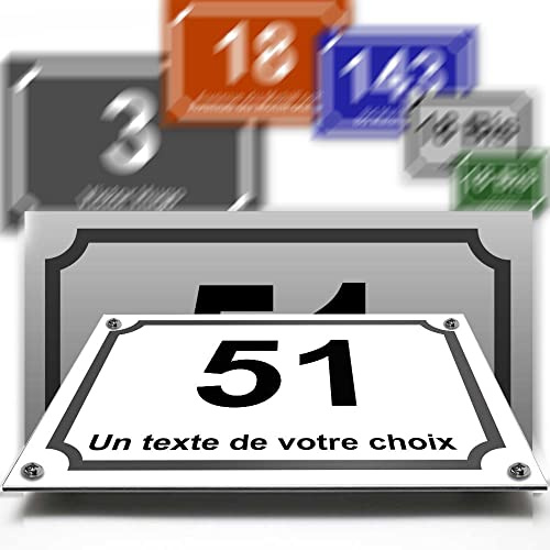 ALUMINIUM / PE PLAQUE SIGN PLAQUE SIGN FOR HOMES, GARAGES, DOORS AND LETTER BOX CLASSIC COLLECTION 2 LINES