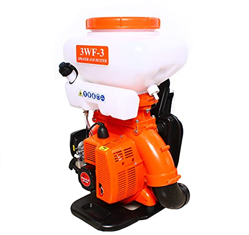 LENJKYYO Pulverizador de motor de gasolina 3 en 1, pulverizador de abono, pulverizador de niebla, 14 L, pulverizador de motor, pulverizador de sal, soplador de hojas y hojas