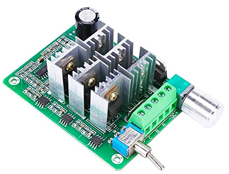 iHaospace BLDC 3 Phasen Brushless Motor Speed Controller Fan Drive Board Speed Regler PWM Board CW CCW Reversible Switch 15A