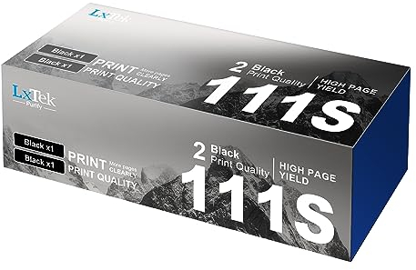 2er-Pack MLT-D111S Toner Schwarz Kompatibel für Samsung MLT-D111S D111S MLT-D111L D111L für Samsung Xpress M2070W Toner für Samsung Xpress M2070 M2070FW M2026W M2026 M2020 M2020w (Schwarz, 2er-Pack)