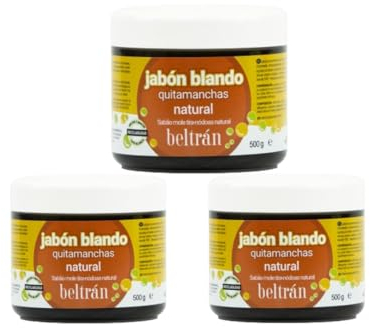 Peyca Jabón blando Quitamanchas natural Beltrán pack 3 unidades