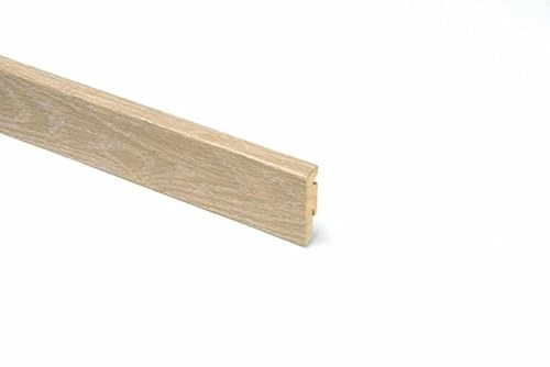 CONF. 10 PZ BATTISCOPA SQUADRATO MDF VARIE FINITURE (CAFFE LATTE)