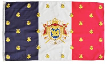 Flagge des Kaiserlichen NAPOLLEON-BANDARDS 150 x 90 cm für Palo - Flagge Napoleon Bonaparte 90 x 150 cm