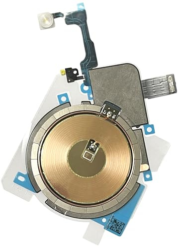 Wireless Charging Chip NFC Coil Assembly with Flashlight Volume Flex Cable Replacement for iPhone 15 (Replacement for iPhone 15 Pro Max)
