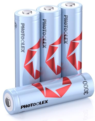 1.5V Wiederaufladbare AA Akkus (4 Stück), Lithium Ionen 3000mWh Hochkapazitäts-Wiederaufladbare Batterien 1600 + Zyklen Langlebige Wiederaufladbares Doppel A Batterie, geringe Selbstentladung