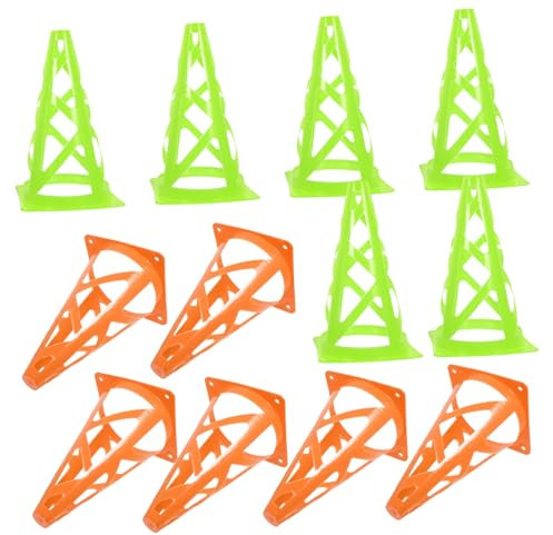 POPETPOP 12stücke Kunststoff Fußball Trainingskegel Multifunktionale Langlebige Und Farbenfrohe Sportmarkierungen Für Agility-Training Und Spiele