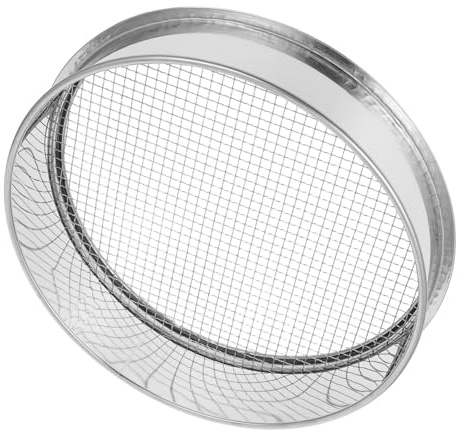 KONTONTY De Tierra De Acero Inoxidable Malla De De Jardín para Separar Tierra Rocas y Compost para Jardinería y Bonsáis