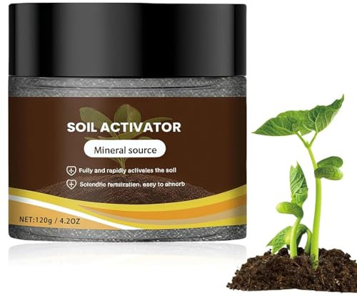 Soil Activator for Plants, Soil Pro Activator Mineral Source, Professional Bone Meal Fertilizer, Liquid Fertilizer for Indoor & Outdoor Plants, for Potting Mix, and Seedling Compost (1Pcs)