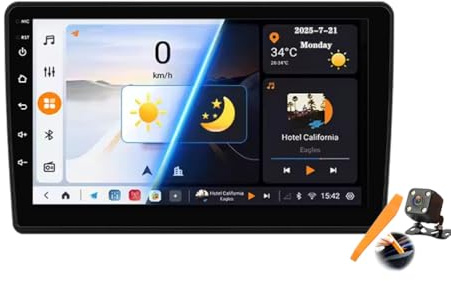 Y200s,Android 15.0 Coche Radio 2 DIN Estéreo para Jumper 2/Boxer 2/Ducato 3 2006-2015 GPS Sat Navi 9''Cartablet Multimedia Vídeo Reproductor BT FM Receptor con Carplay 4G 5G WiFi DSP SWC