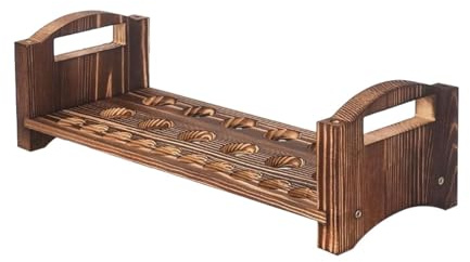SZLIFE Vassoio portauova in legno per conservare le uova di Pasqua riutilizzabili, scaffale portauova, espositore per frigorifero, piano di lavoro, piano di, Singolo Strato