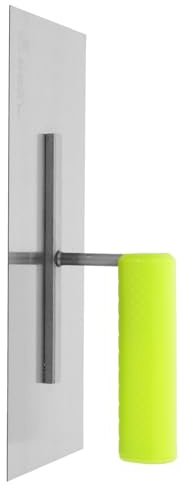 BIUDECO Cazzuola per Intonaco in Acciaio Inossidabile Manico in Plastica 26 CM Spatola per Finitura Calcestruzzo Resistente e Durevole Strumento per Intonacatura Professionale da