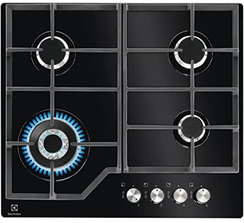 Cocina independiente Gas on Glass 60 cm Negro