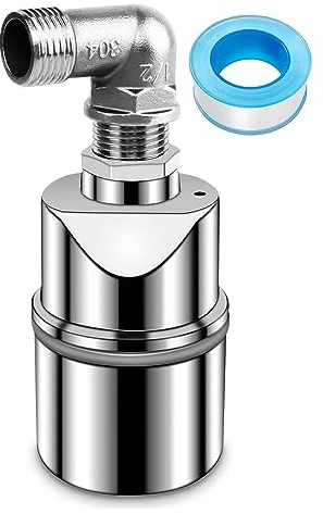 3/4 Zoll Schwimmerventil für Wassertank Pool – Automatisches Wasserstandskontrollventil – 304 Edelstahl schlechter Wasserstand, automatisches Befüllen Schwimmerventil FD99913516