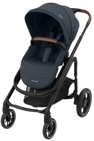 Maxi-Cosi Plaza+ Reisesystem mit extra Portemonnaie Babywagen ab Geburt Essential Graphite
