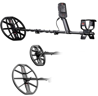 MINELAB Manticore Détecteur de métaux professionnel pour adultes avec bobines de 20,3 cm et 38,1 cm