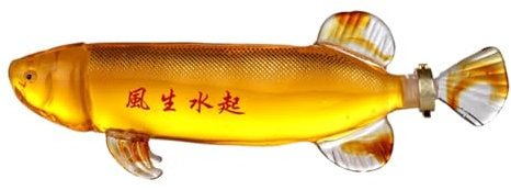 Carafe à whisky en forme de poisson en forme de bouteille de vin en cristal pour homme, papa, rhum (1000 ml)