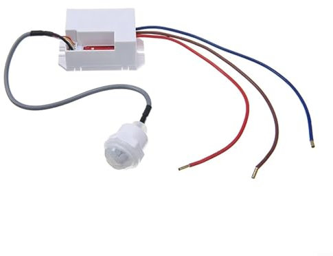 Snowchecking Mini PIR Sensore Indoor Pir Interruttore Della Luce Gamma max. 6m/360 ° Mini Incasso PIR Soffitto Sensore di Movimento Interruttore Luce Rilevatore
