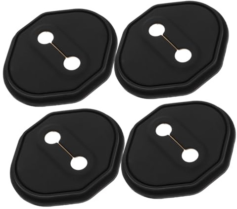 ELAYARD 4pcs Car Door Latch Covers Protective Lock Caps Wear Resistant Car Door Lock Protector Compatible with Highlander Models Easy Installation
