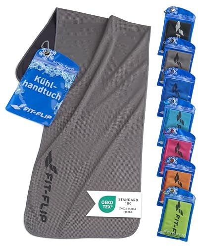 Kylande handduk perfekt som mikrofiber sporthandduk eller kylhandduk – mikrofiber kylhandduk för fitness, sport, resor, yoga – Airflip Cooling Towel