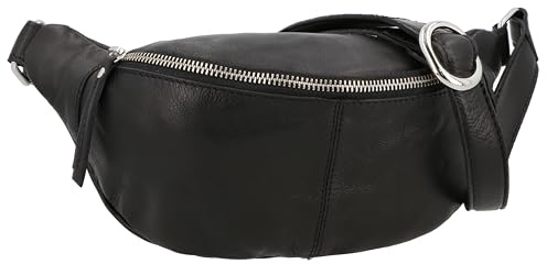 Gusti Bauchtasche Leder Cillian – Hüfttasche Herren & Damen aus Rindsleder – Stylische Bauchtasche Echtleder für Festival & Freizeit