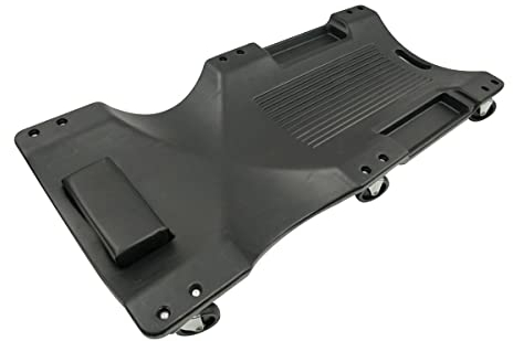 ARCH 40-Zoll-Mechaniker-Rollbrett Werkstatt Unter Autoreparatur Mit Gepolsterter Kopfstütze Und Universalrad, Rollierter Werkstatt-Garagenhilfe Mit Werkzeugfach (Color : Black)