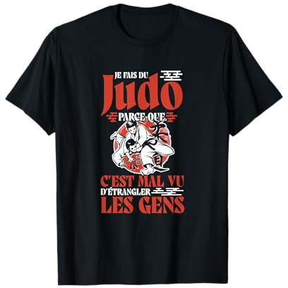 Je Fais du Judo Arts Martiaux Maillot Judo T-Shirt